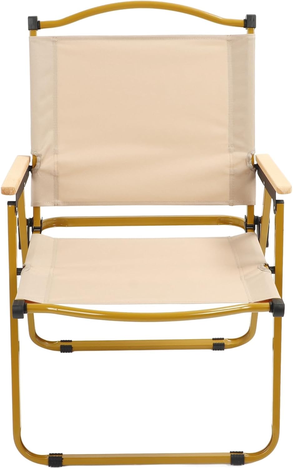 Chaisse pliable en acier et bois grand modele