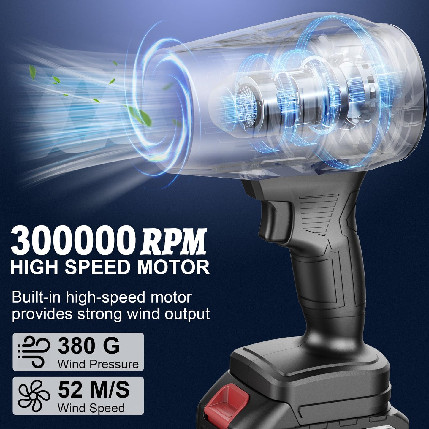 Soufleur turbine double batterie 48v
