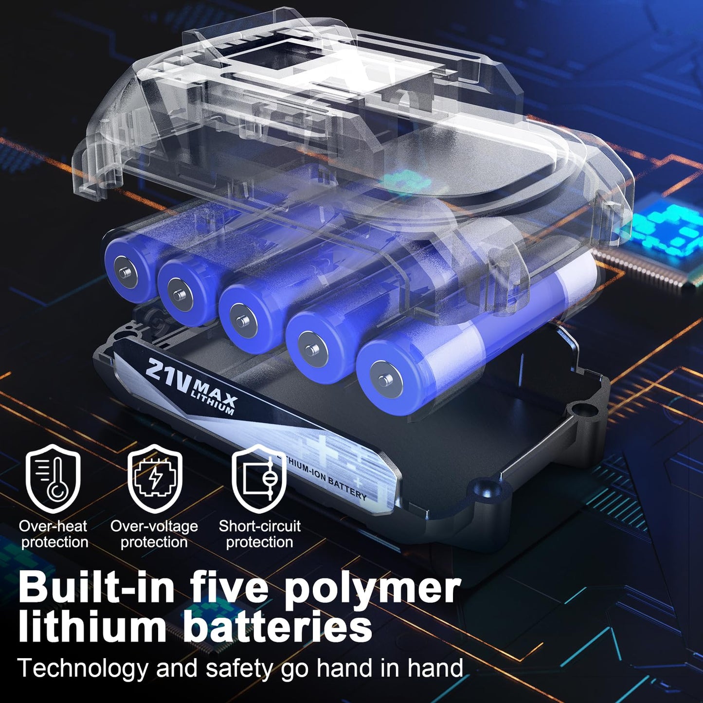 Soufleur turbine double batterie 48v
