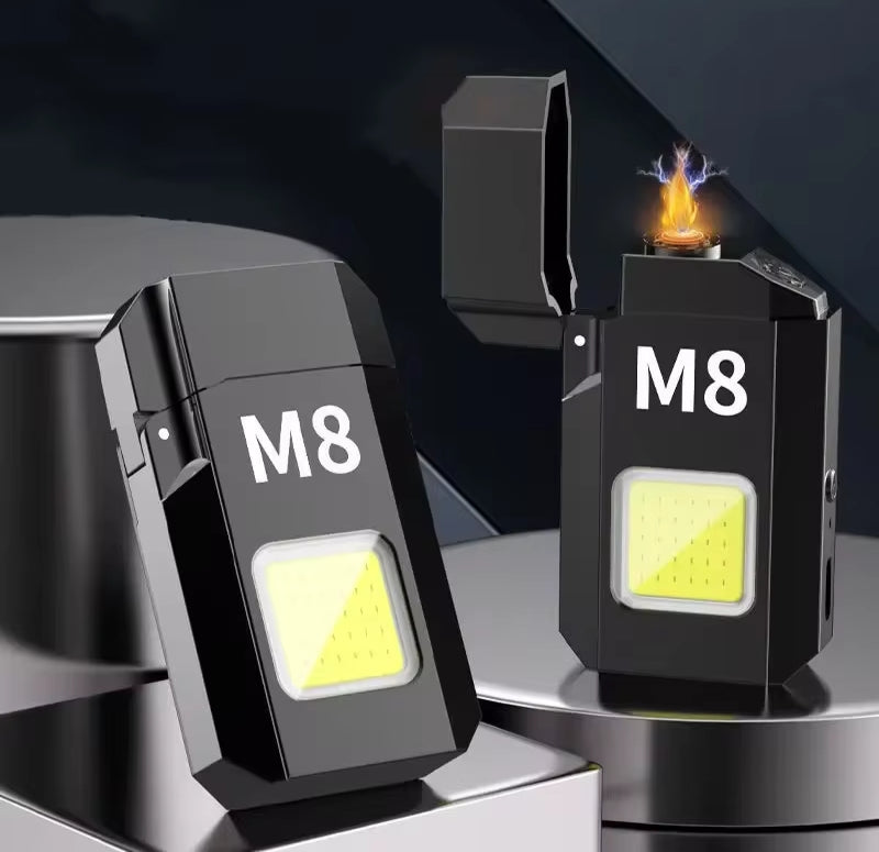 briquet electrique + torche rechargable etanche