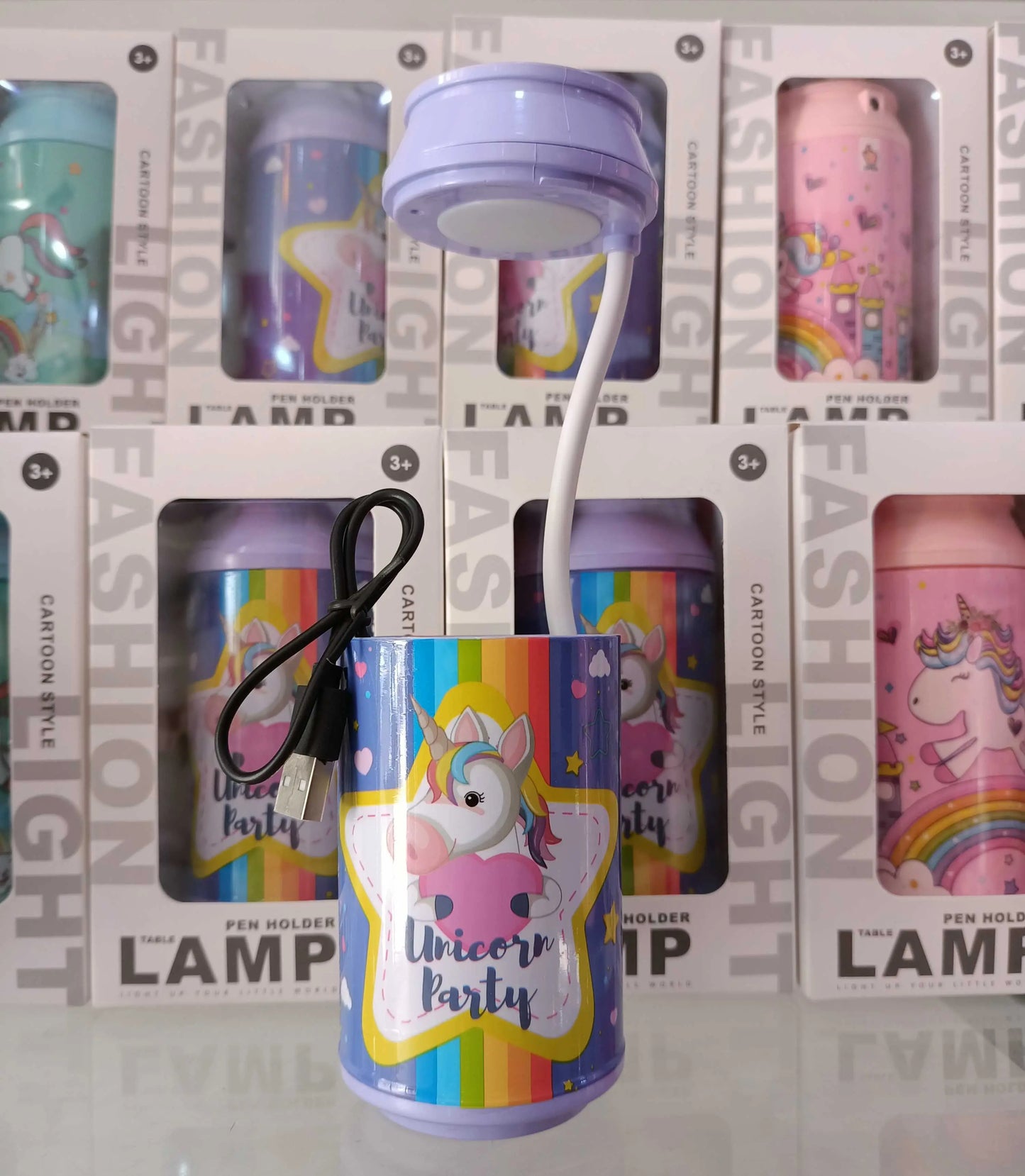 Lampe de table style dessin animé