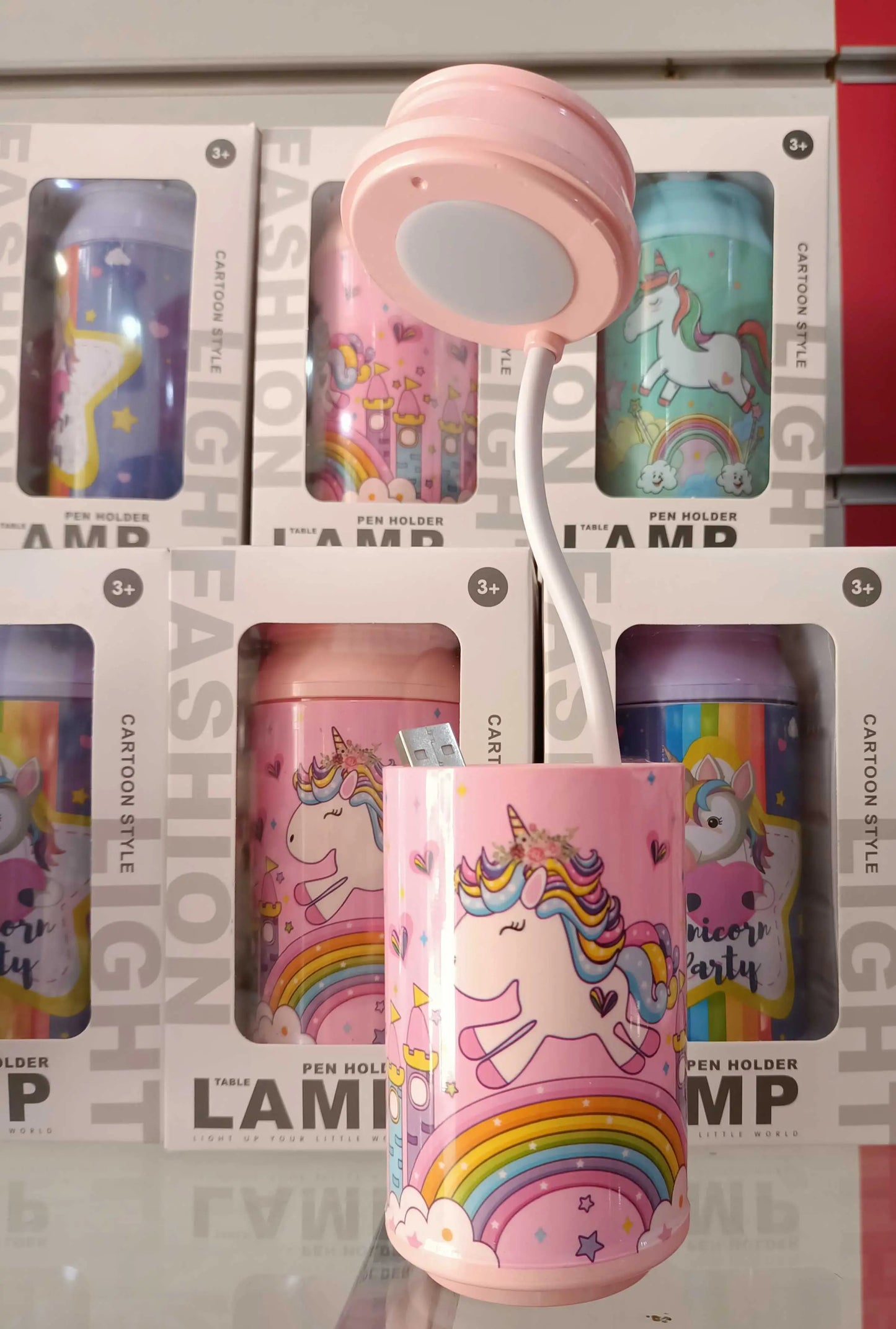 Lampe de table style dessin animé