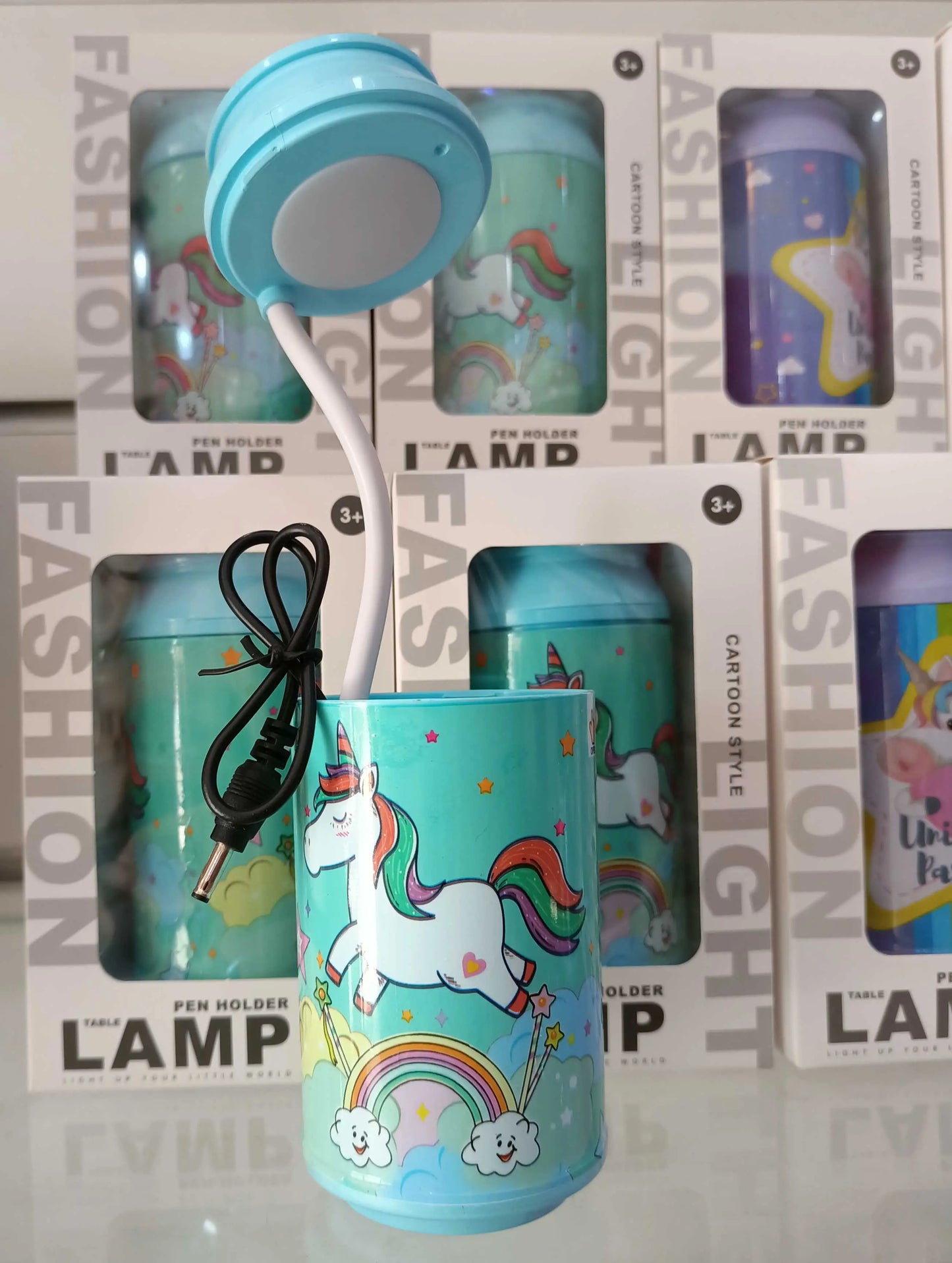Lampe de table style dessin animé