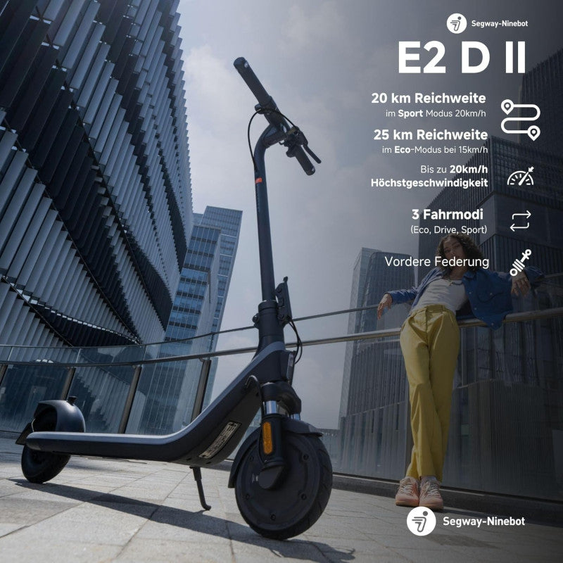 Scooter Electriques , Trottinette électrique Segway-Ninebot E2 D II
