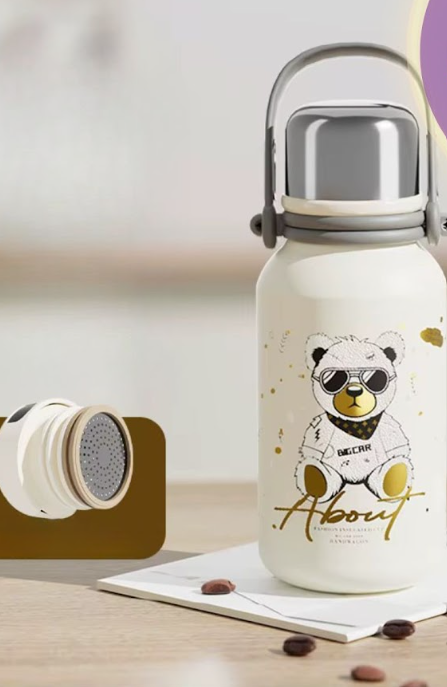 Bouteille thermos en acier inoxydable à double paroi