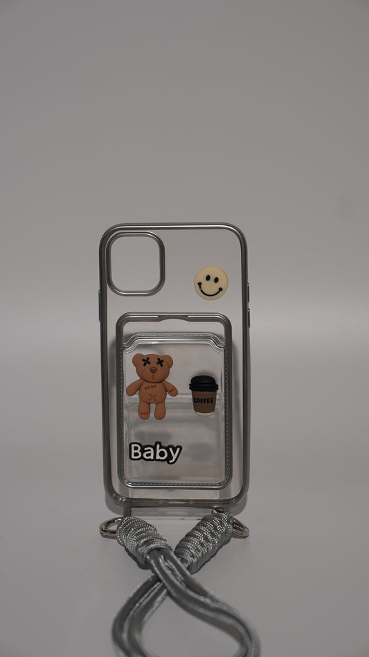 Baby & Bear Case - Coque en Silicone - iPhone