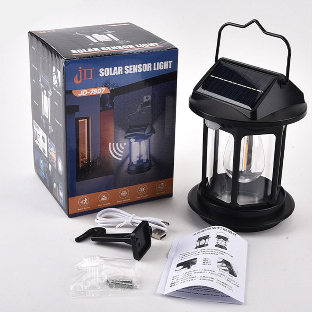 Lampe solaire avec capteur de mouvement