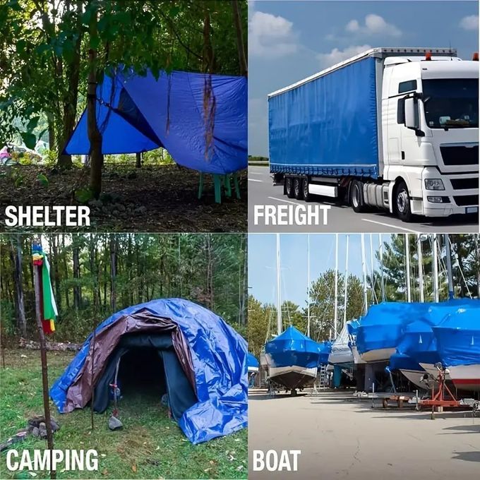 Bâche de protection - Voiles d'ombre de camping - 6Mx12M