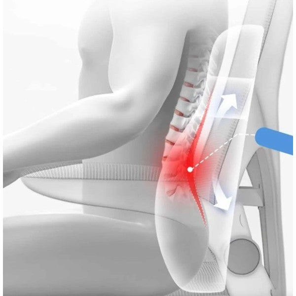 Coussin lombaire chaise bureau