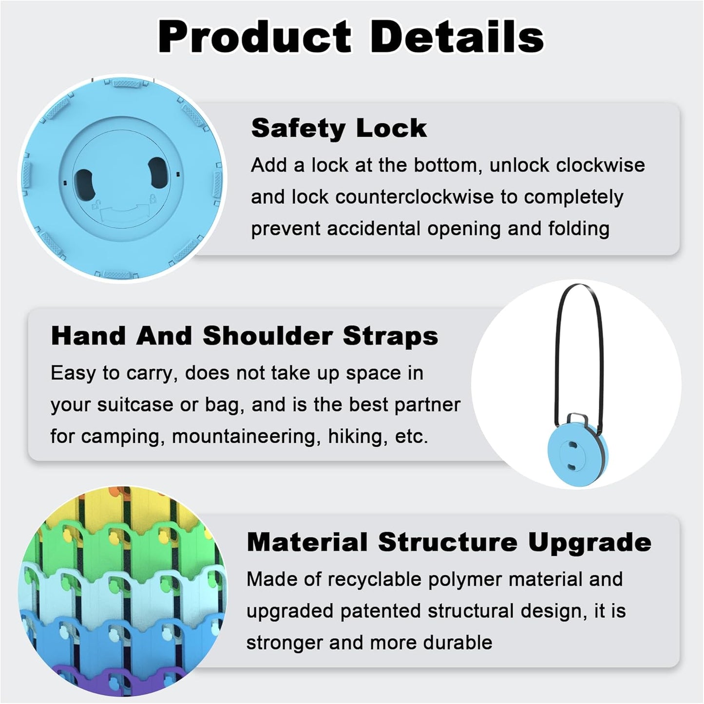 Tabouret pliant portable