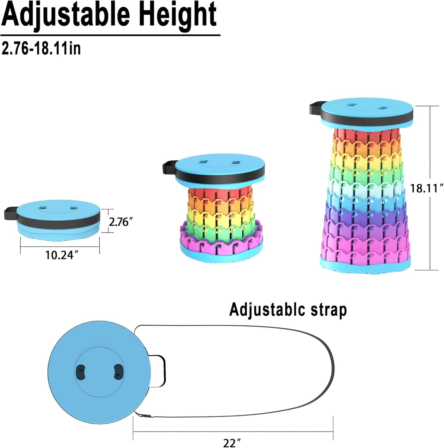 Tabouret pliant portable