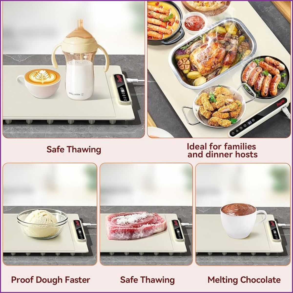 Tapis Chauffant Électrique Pliable