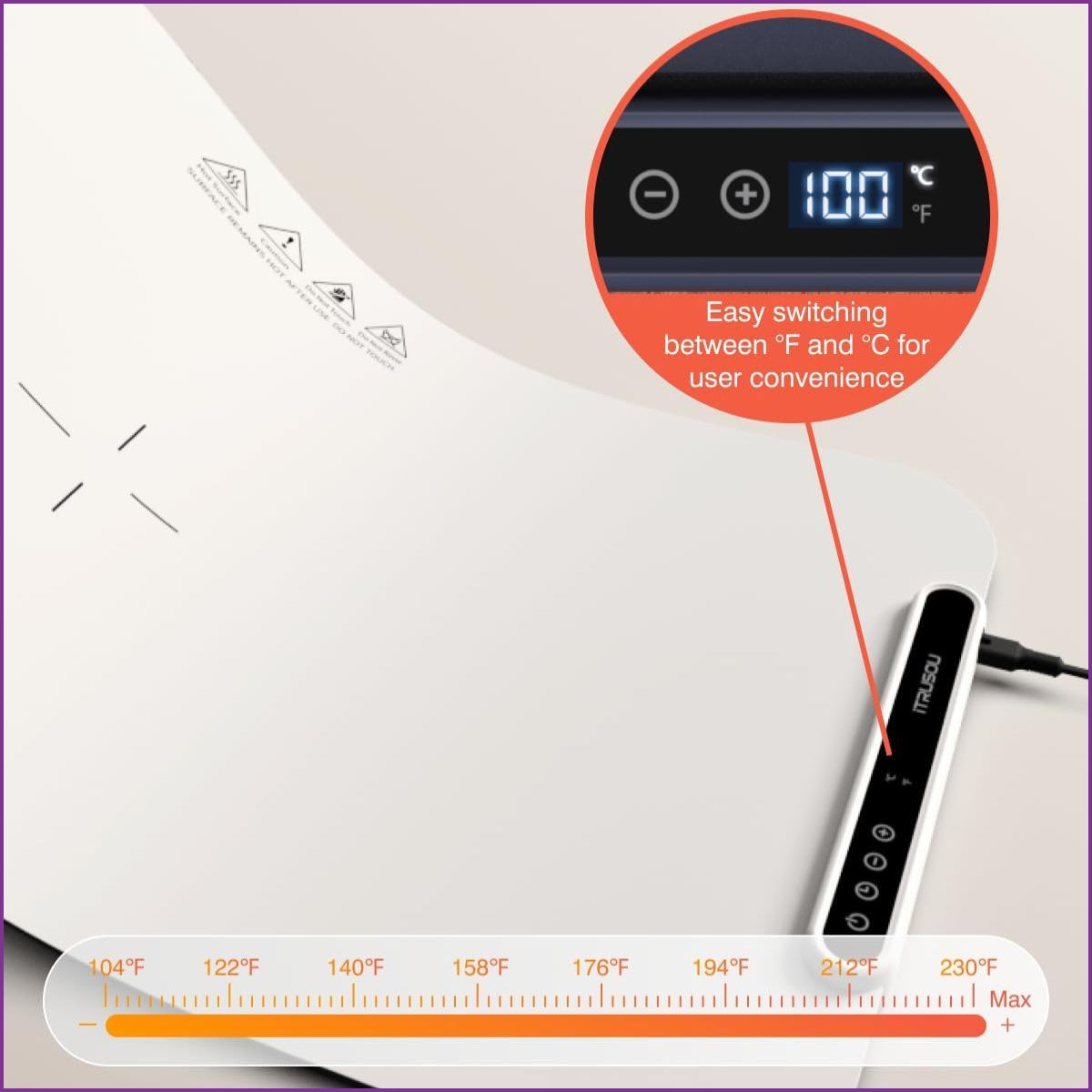 Tapis Chauffant Électrique Pliable