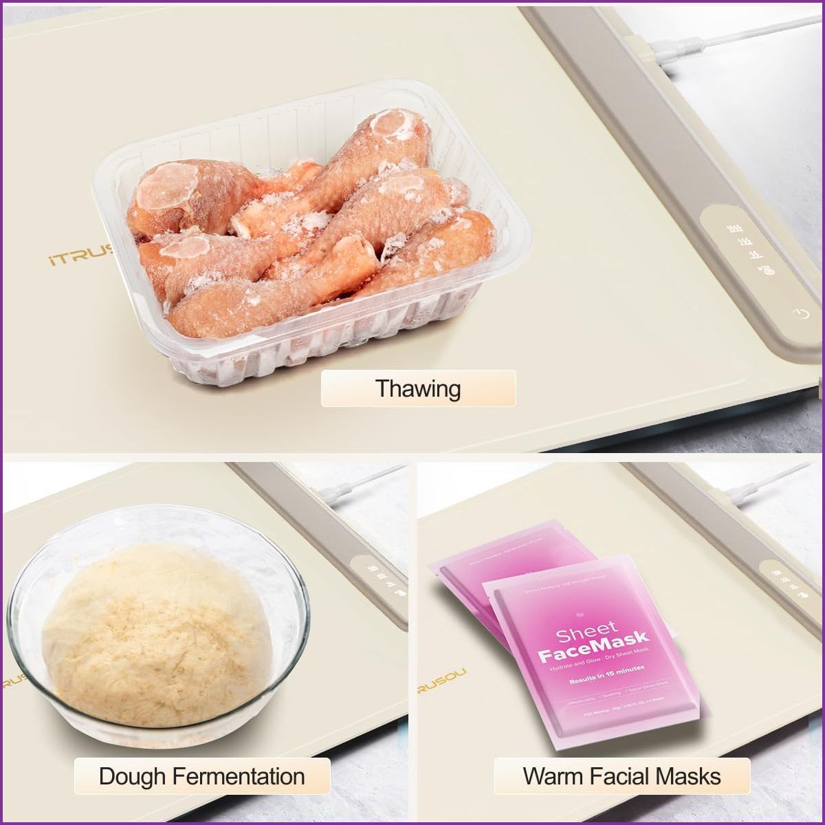 Tapis Chauffant Électrique Pliable