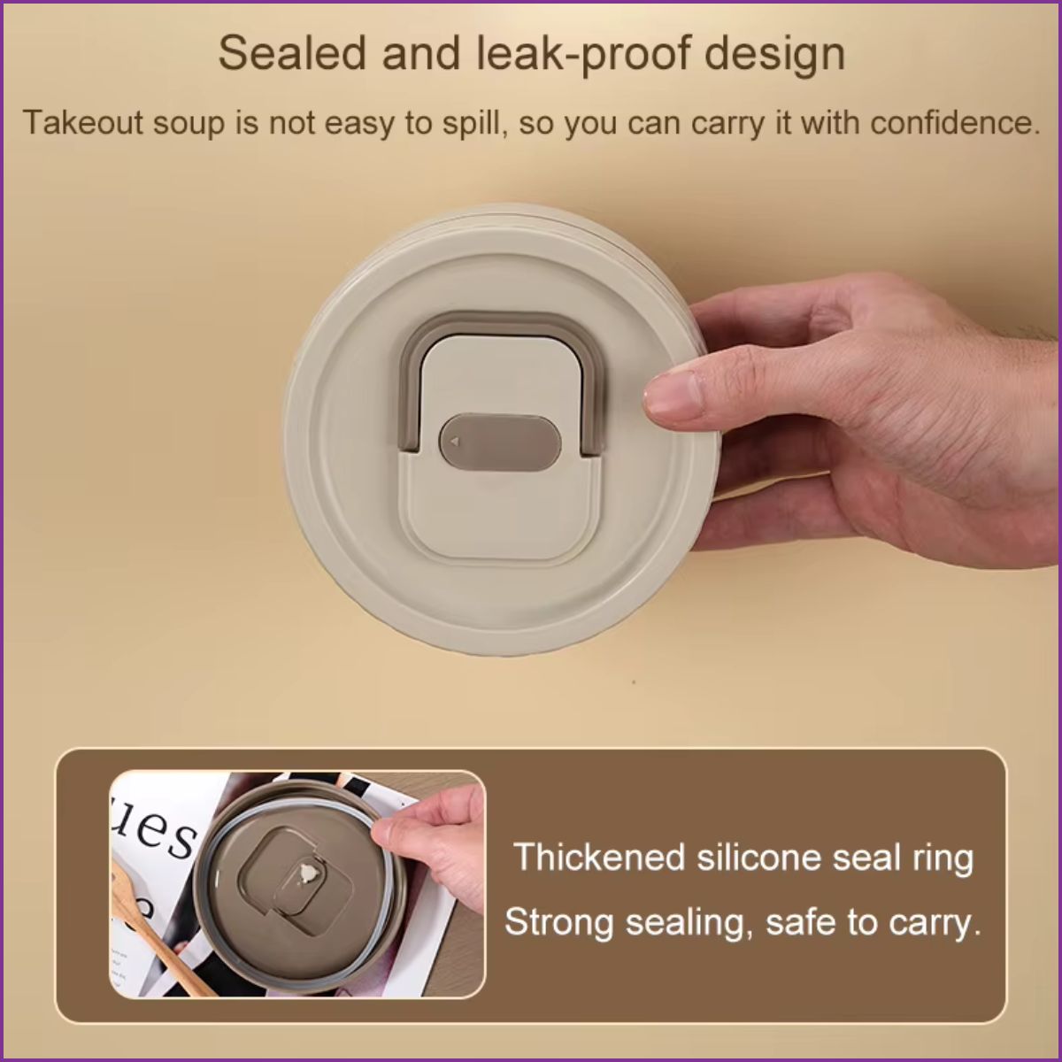 3 Boîtes à lunch avec sac isotherme