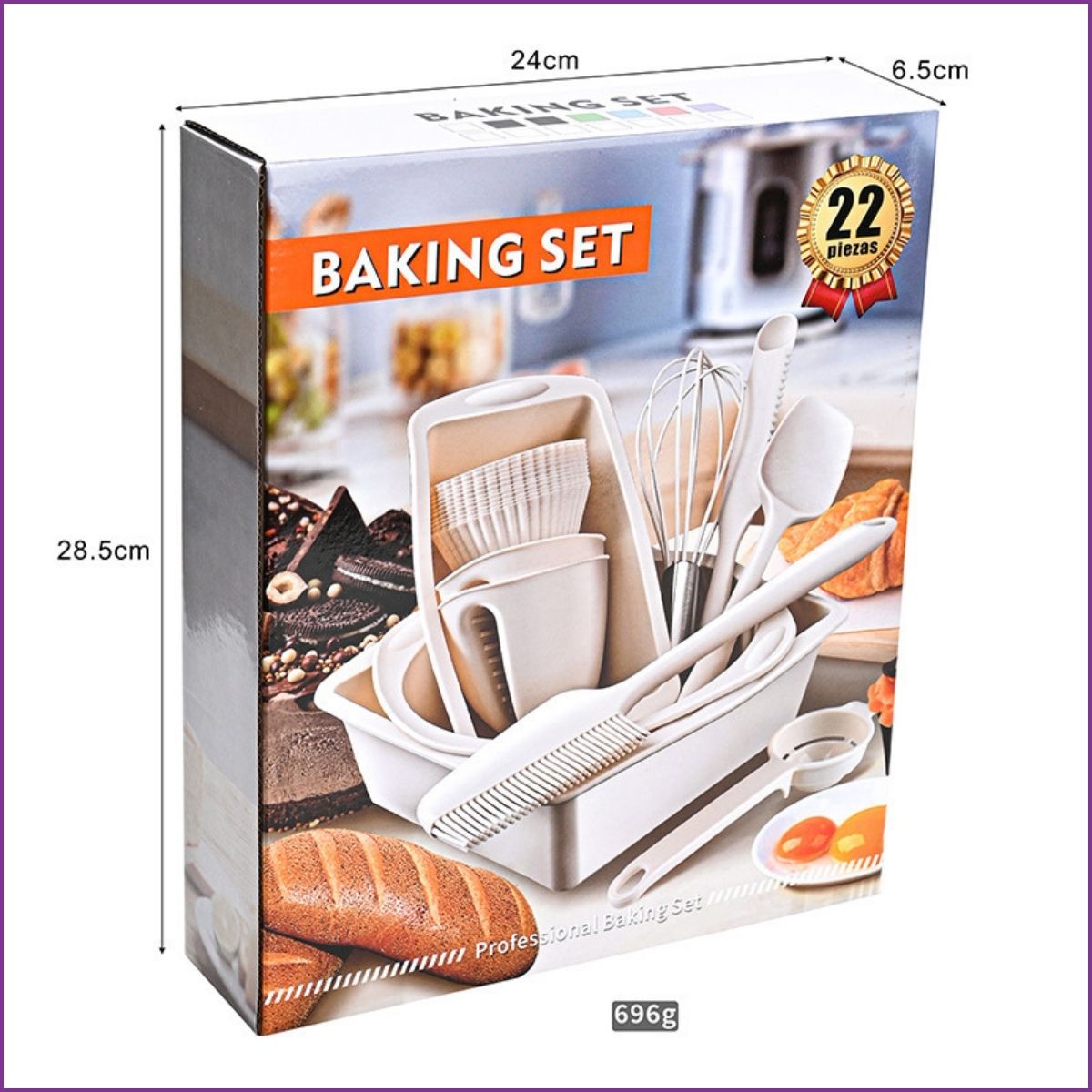 Kit Complet de Pâtisserie Professionnel  22 Pièces