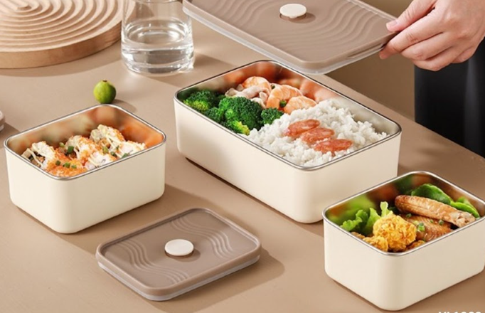 3 Boîtes à lunch avec sac isotherme