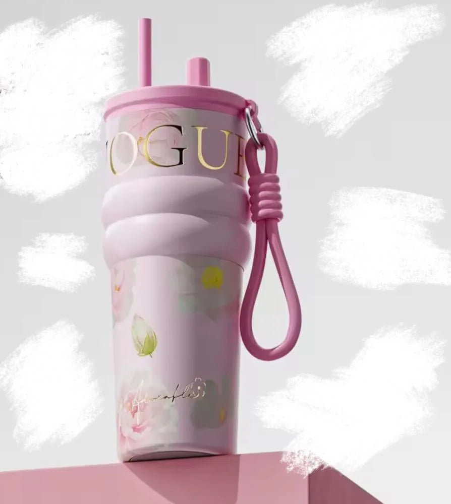 Tasse Isotherme Fleuri 700ML