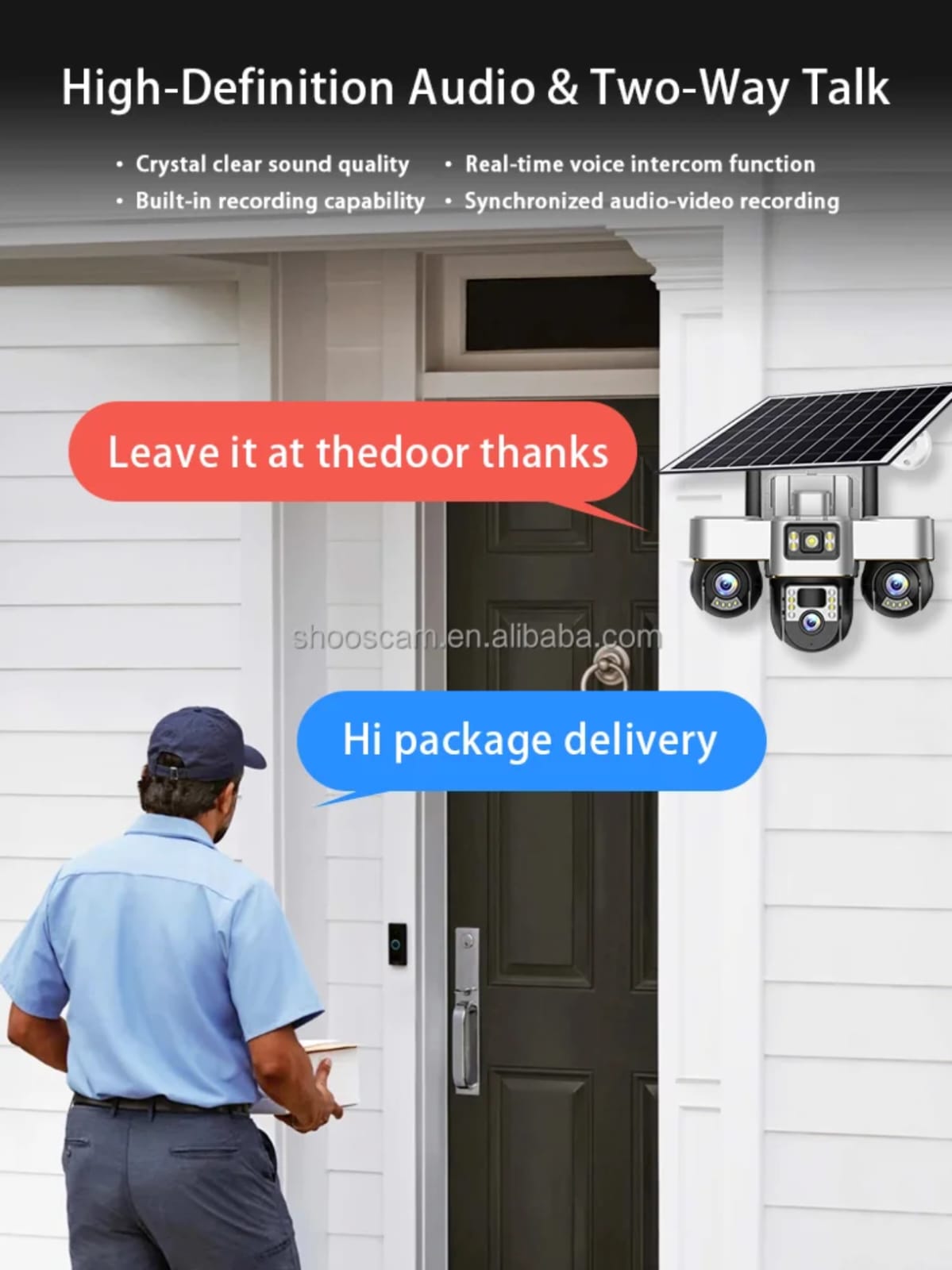 CAMERA TRIPLE LENS MOBEIL 5G-Solaire  9MP