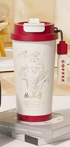 Tasse isotherme à double paroi Fleur