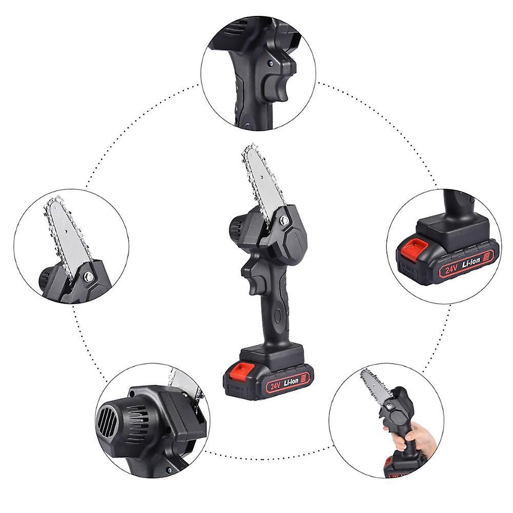 Mini tronçonneuse électrique sans fil double battrie