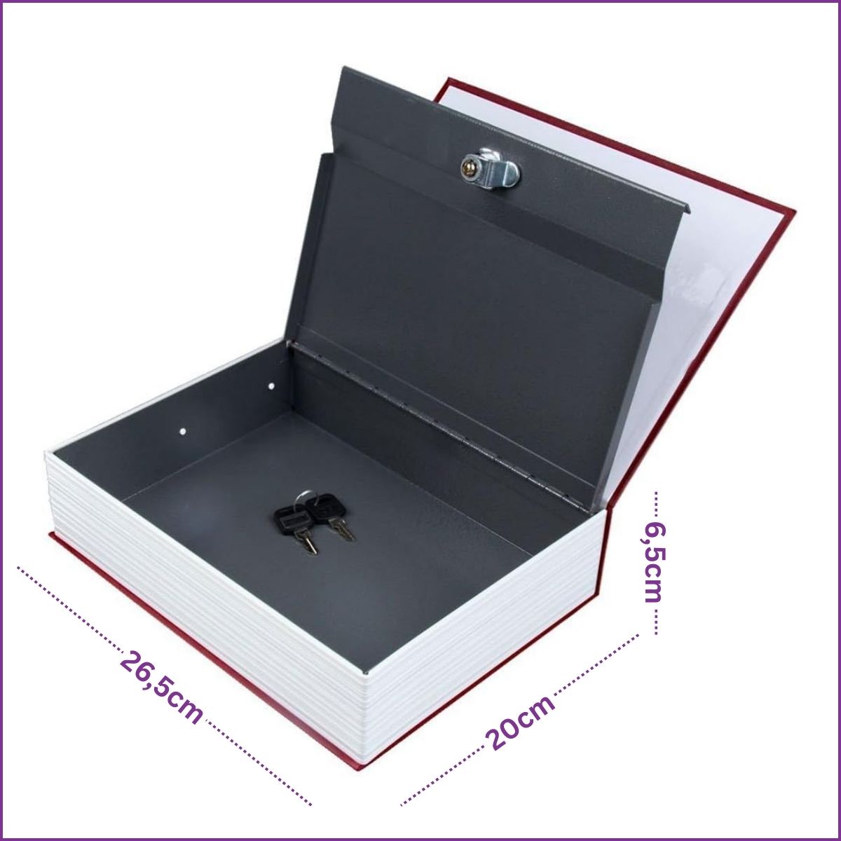 Coffre-Fort Camouflé Livre