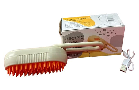 Brosse de massage électrique avec poignée de pulvérisation