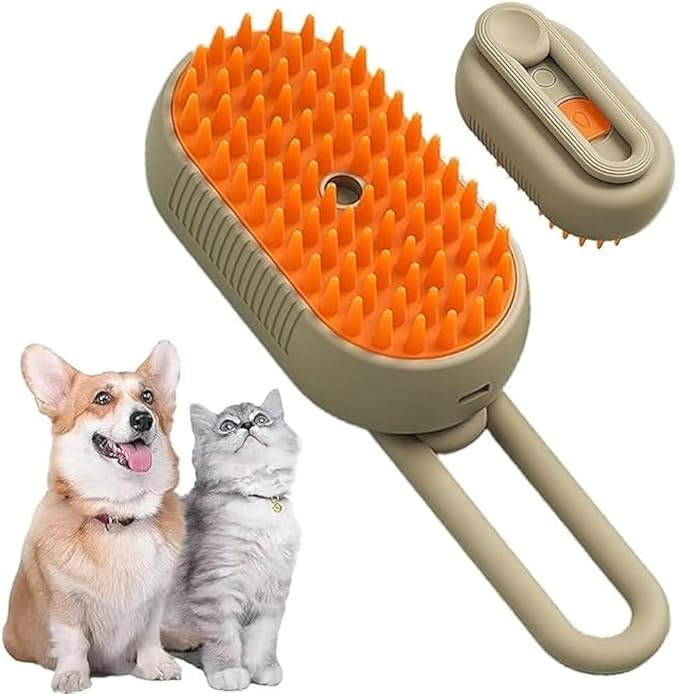 Brosse de massage électrique avec poignée de pulvérisation