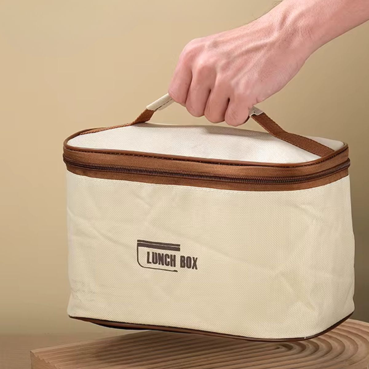 4 Boîtes à lunch avec sac isotherme rectangulaire