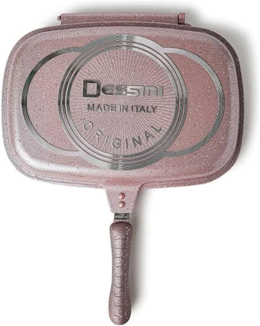 Poêle à griller double face en granit Daisini