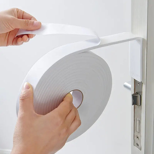 Joint - bourrelet portes et fenêtres Blanc 10m Adhésif