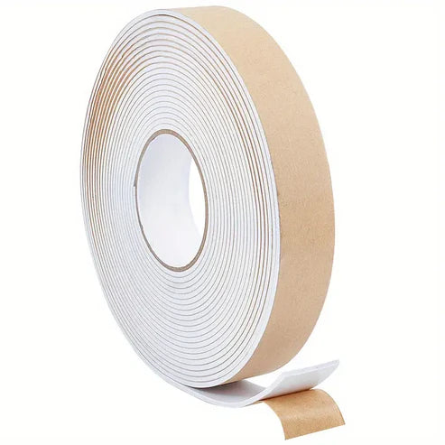 Joint - bourrelet portes et fenêtres Blanc 10m Adhésif