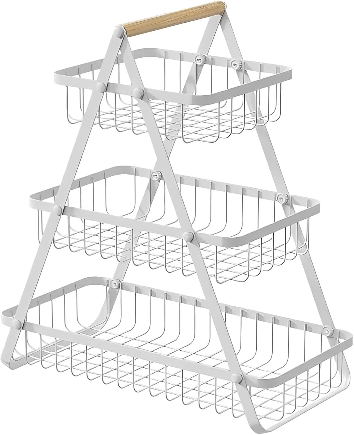 Corbeille à fruits à 3 niveaux