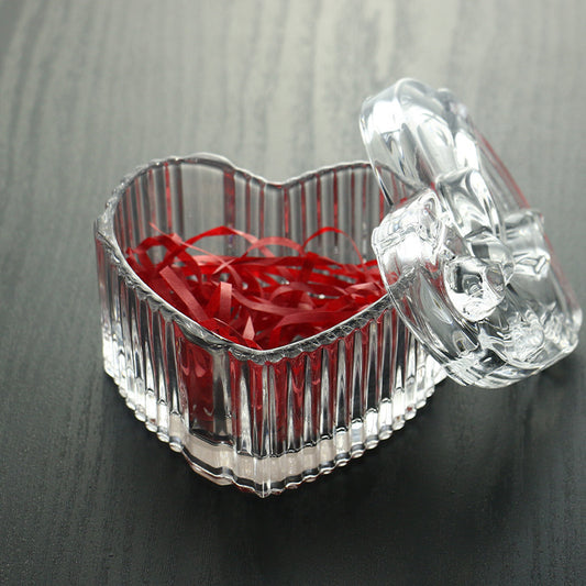 pack de 6 Boîte de rangement en verre