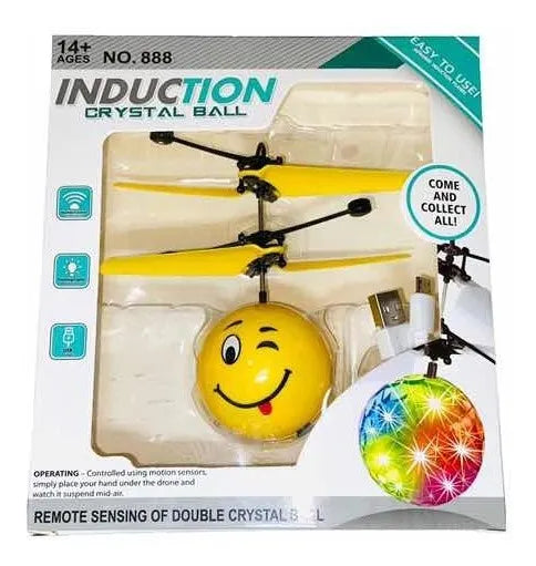 Tipo Mini Dron Con Sensores Rc Emoji