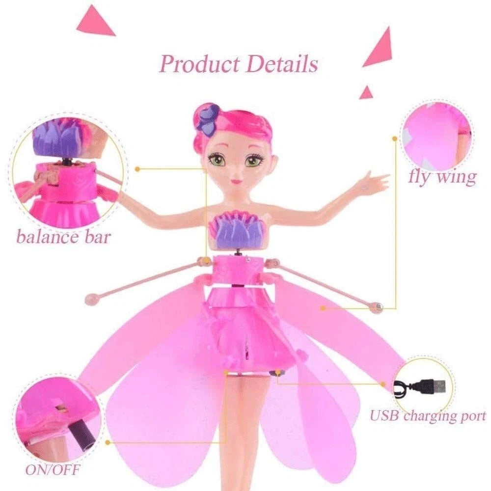 Flying Fairy Princess Dolls Magic Infrared Induction