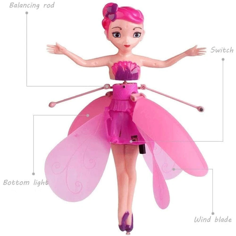 Flying Fairy Princess Dolls Magic Infrared Induction