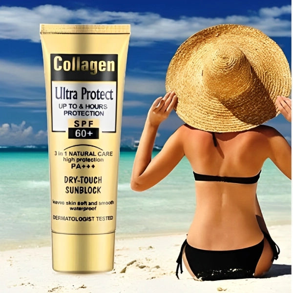 Crème solaire Collagen Ultra Protect SPF 90+ de 100 ml