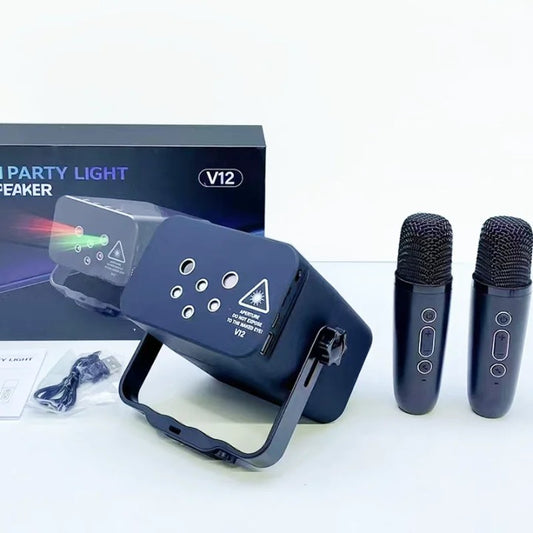 MINI PARTY LIGHT BT SPEAKER + 2 MICRO WIRELESS