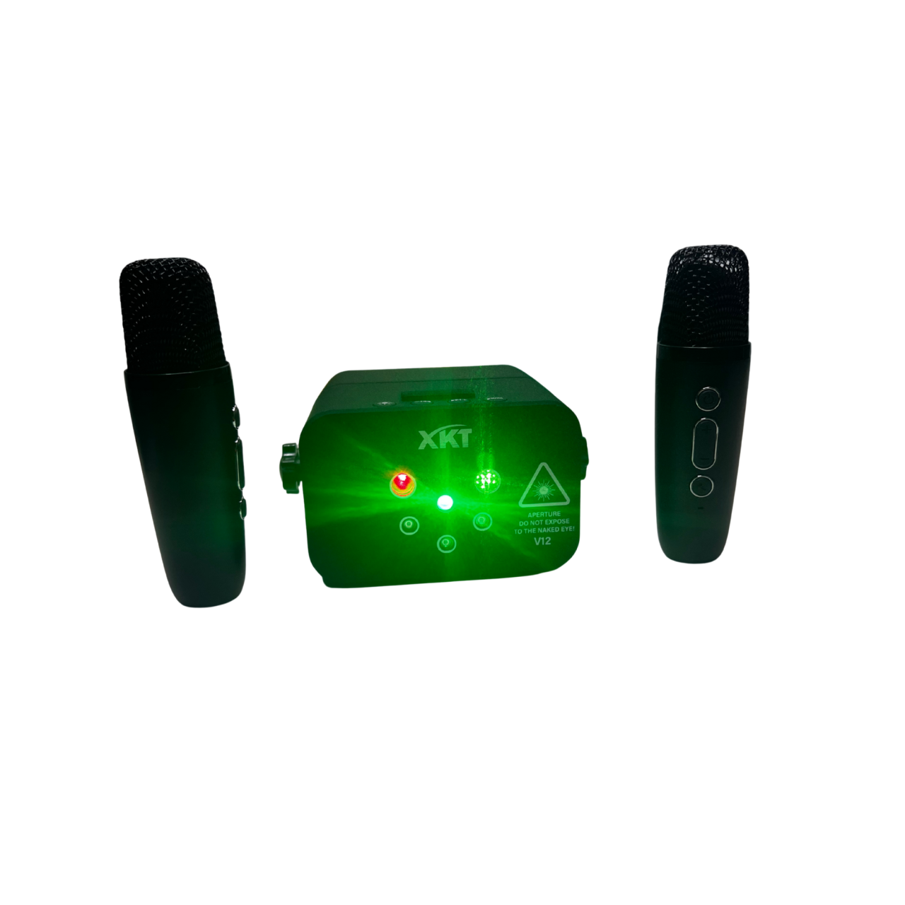MINI PARTY LIGHT BT SPEAKER + 2 MICRO WIRELESS
