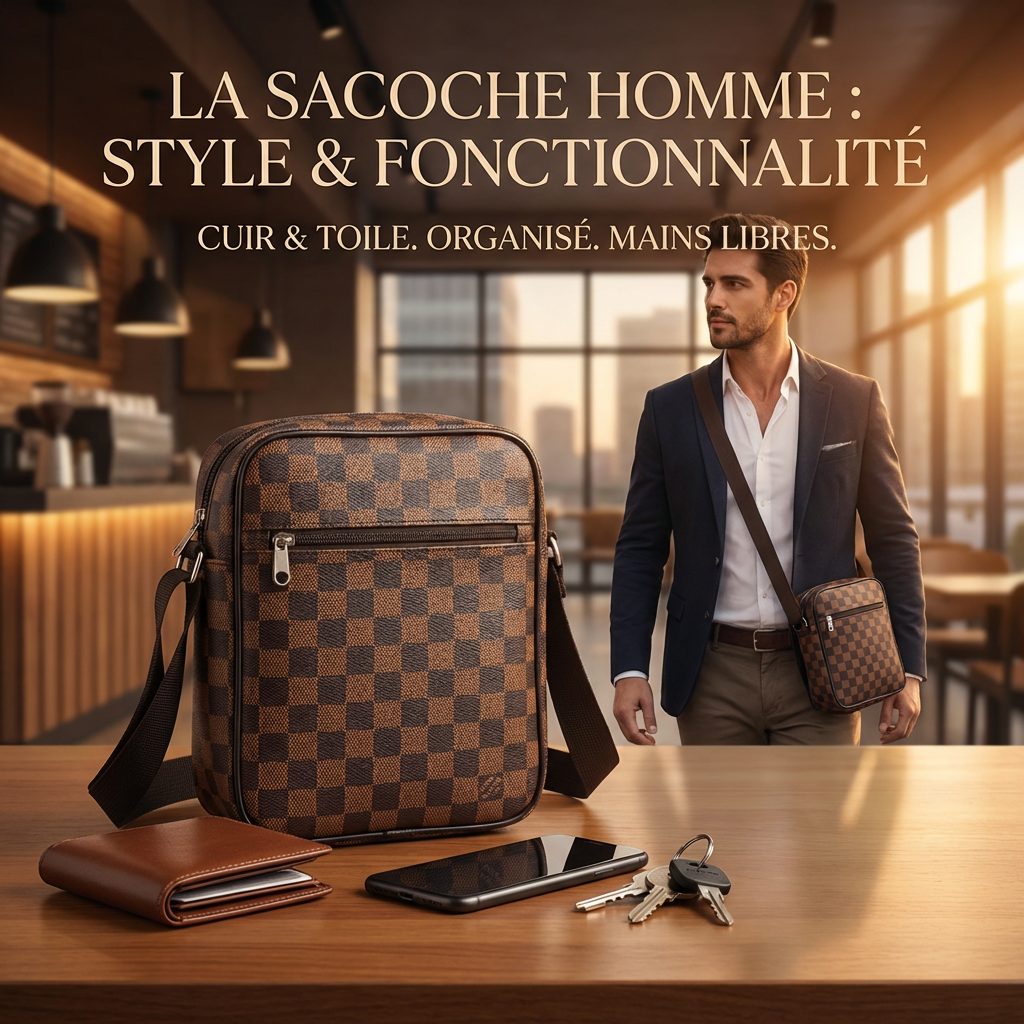 Saccoche pour homme