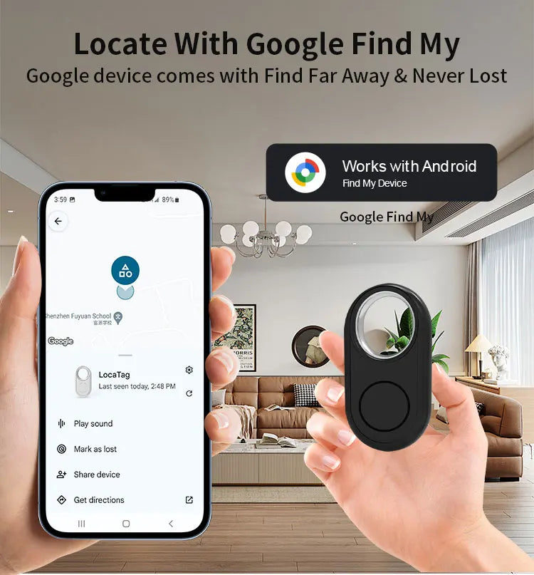 Traqueur gps pour toute les telephone Android Google Find