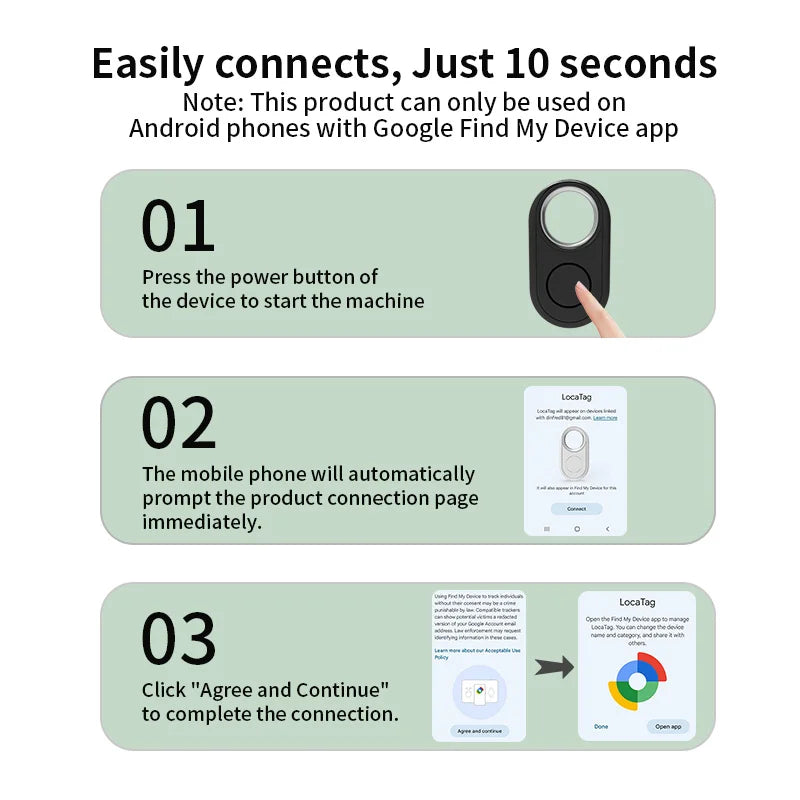 Traqueur gps pour toute les telephone Android Google Find