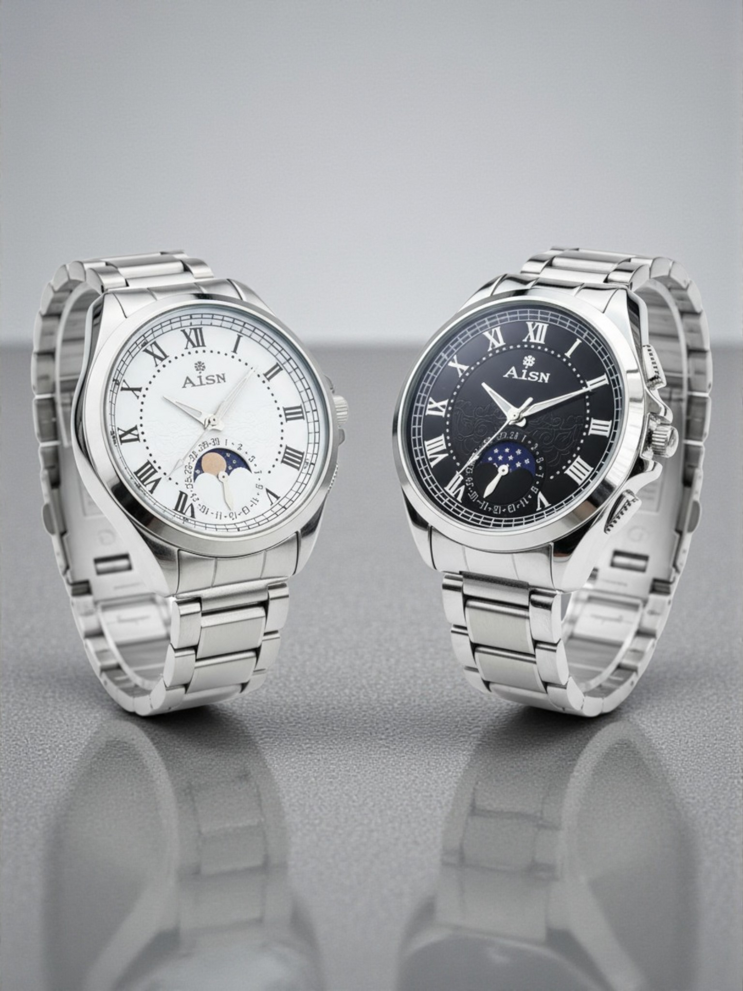 Montre Homme Acier avec 3 Bracelets Gratuits MS044