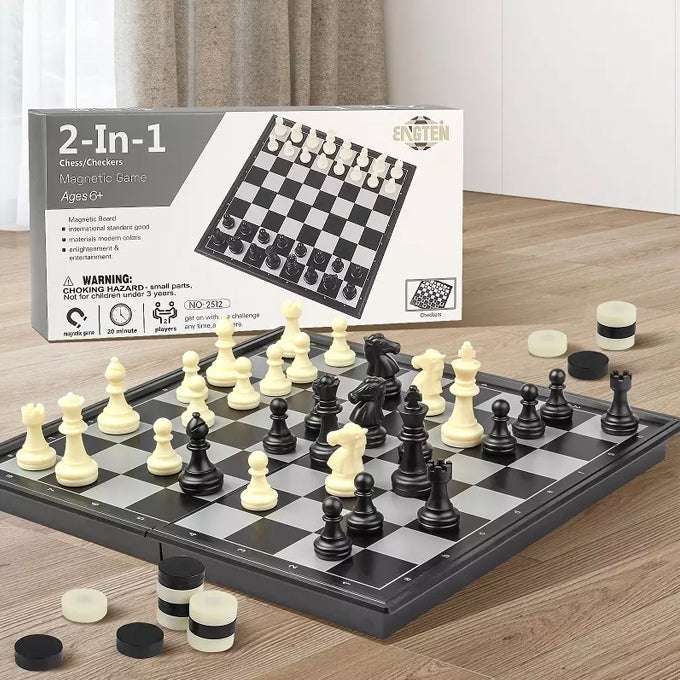Chekers et chess Jouet 2in1