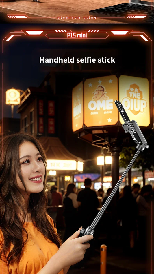 Mini Telescopic Selfie Stand 3 in 1