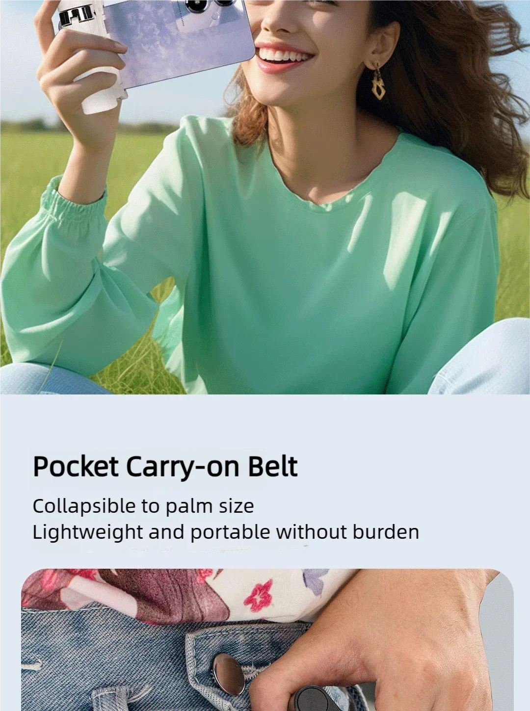 Mini Telescopic Selfie Stand 3 in 1