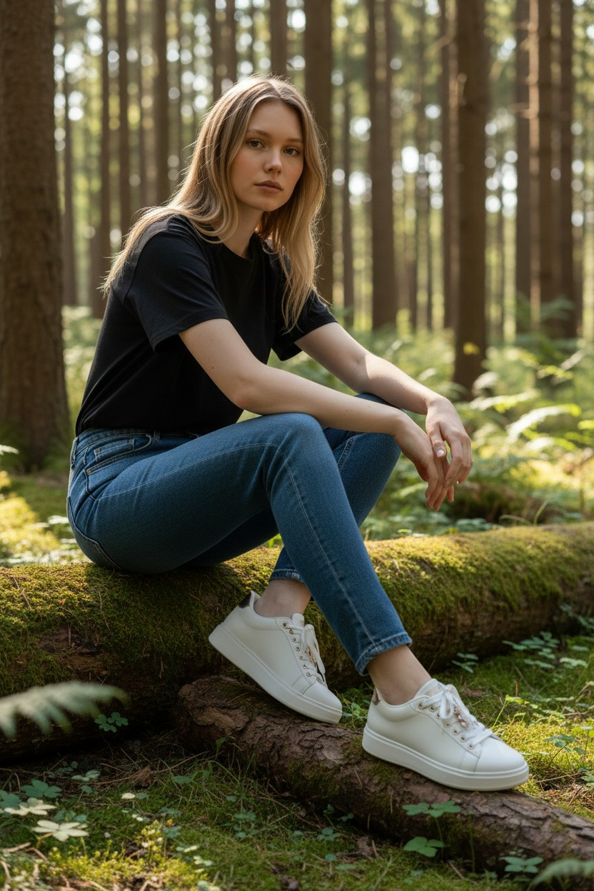 Baskets  – Nouvelle Collection Mars 2026 – Blanc & Or