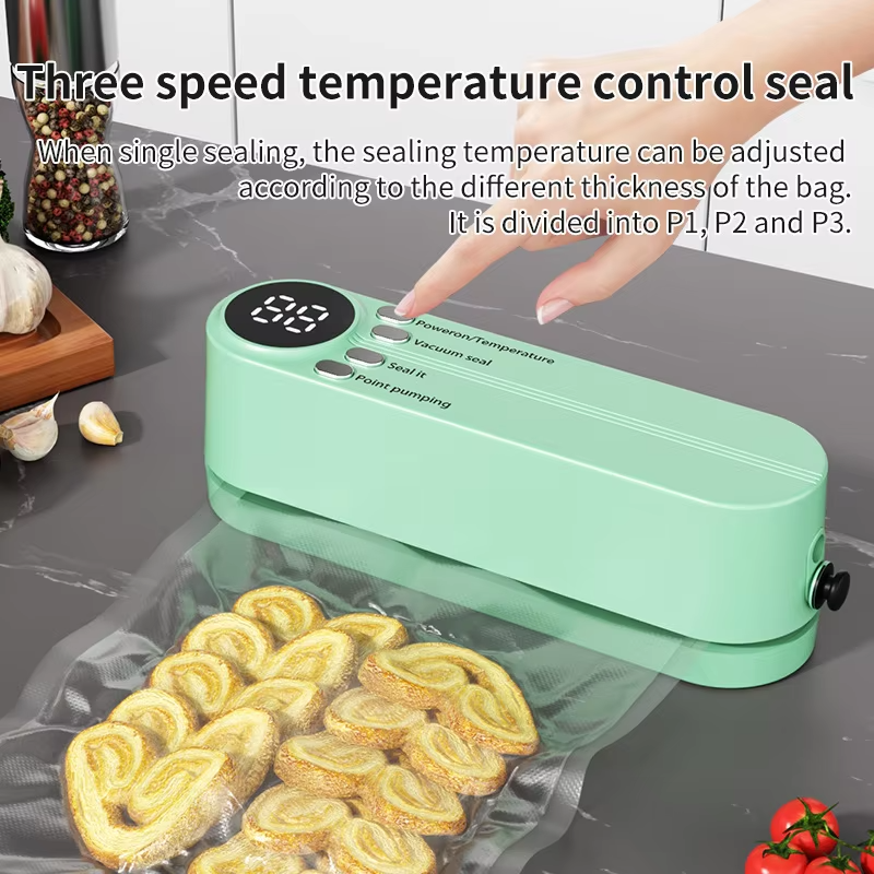 Machine portative de scellage en plastique pour emballage alimentaire domestique