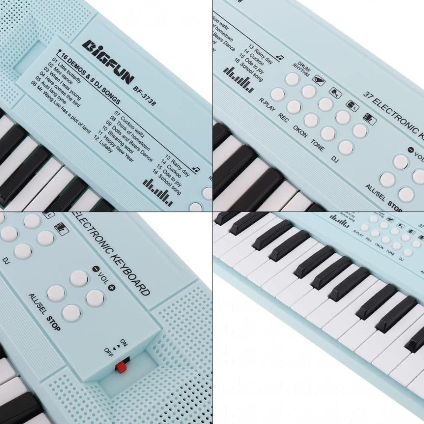 Clavier de piano pour enfants 37 touches
